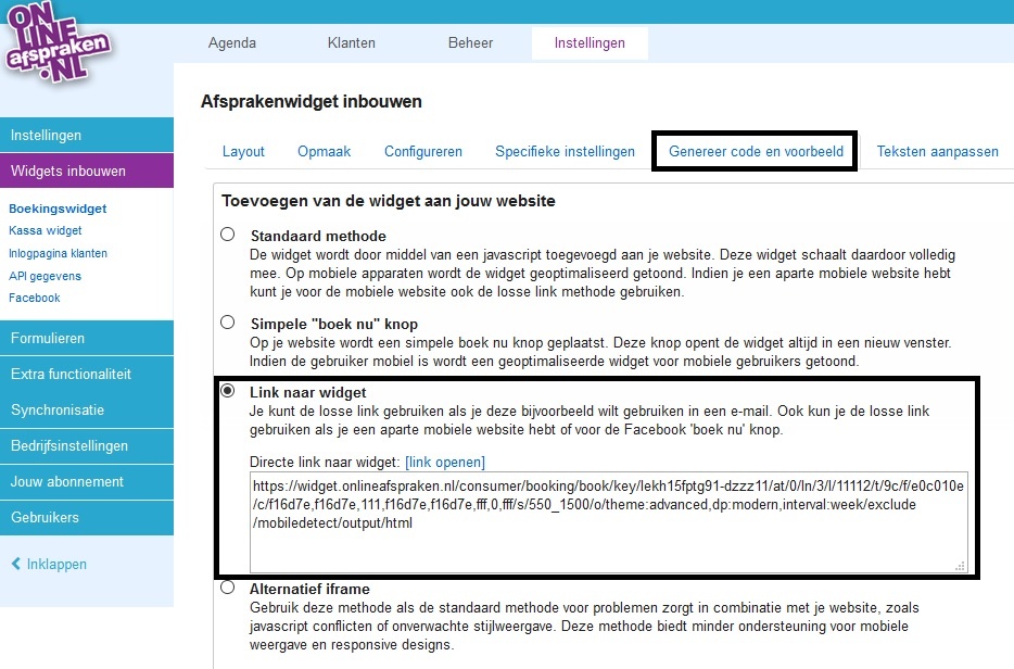 Facebook code