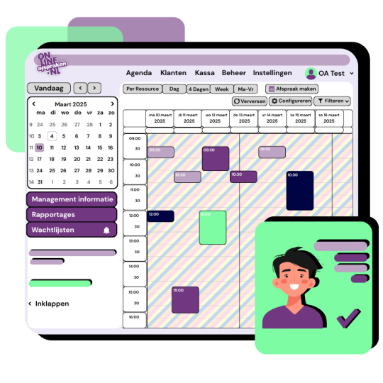 Agenda beheer illustratie